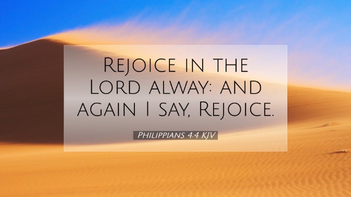Picture 07 - Philippians 4:4 KJV Desktop Wallpaper - Rejoice in the Lord alway: and again I say, - Desktop Bible Verse Wallpaper