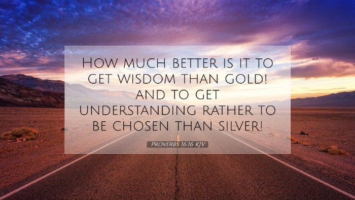 Picture 07 - Proverbs 16:16 KJV Desktop Wallpaper - How much better is it to get wisdom than gold! - Desktop Bible Verse Wallpaper