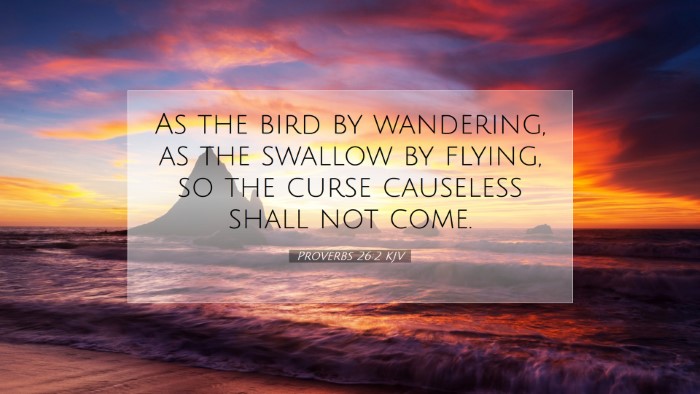 Picture 07 - Proverbs 26:2 KJV Desktop Wallpaper - As the bird by wandering, as the swallow by - Desktop Bible Verse Wallpaper
