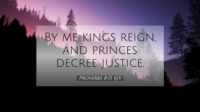 Picture 07 - Proverbs 8:15 KJV Desktop Wallpaper - By me kings reign, and princes decree - Desktop Bible Verse Wallpaper