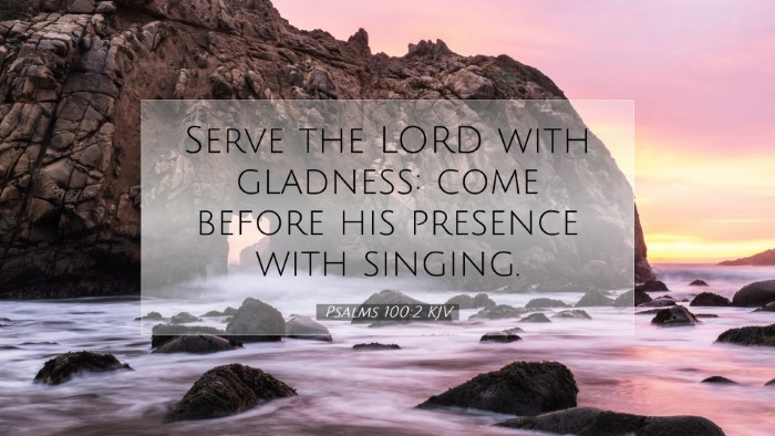 Picture 07 - Psalms 100:2 KJV Desktop Wallpaper - Serve the LORD with gladness: come before his - Desktop Bible Verse Wallpaper