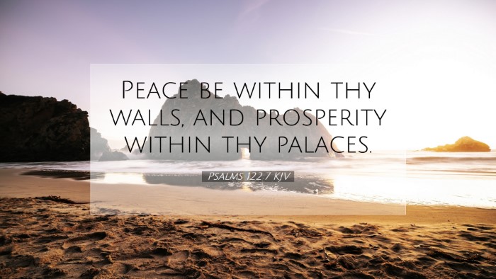 Picture 07 - Psalms 122:7 KJV Desktop Wallpaper - Peace be within thy walls, and prosperity within - Desktop Bible Verse Wallpaper