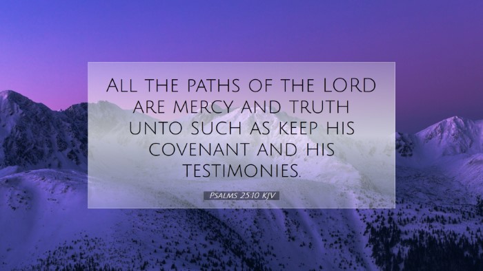 Picture 07 - Psalms 25:10 KJV Desktop Wallpaper - All the paths of the LORD are mercy and truth - Desktop Bible Verse Wallpaper