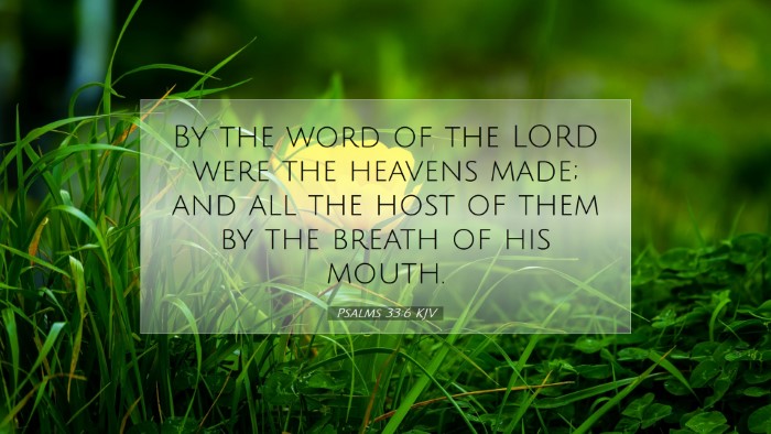 Picture 07 - Psalms 33:6 KJV Desktop Wallpaper - By the word of the LORD were the heavens made; - Desktop Bible Verse Wallpaper