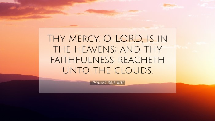 Picture 07 - Psalms 36:5 KJV Desktop Wallpaper - Thy mercy, O LORD, is in the heavens; and thy - Desktop Bible Verse Wallpaper