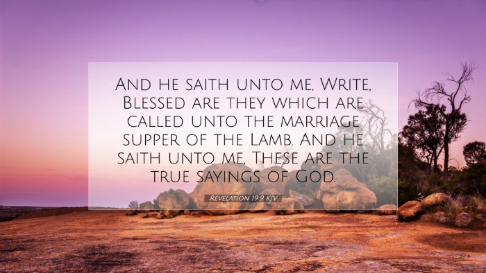 Picture 07 - Revelation 19:9 KJV Desktop Wallpaper - And he saith unto me, Write, Blessed are they - Desktop Bible Verse Wallpaper