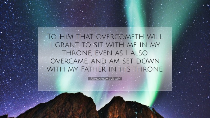 Picture 07 - Revelation 3:21 KJV Desktop Wallpaper - To him that overcometh will I grant to sit with - Desktop Bible Verse Wallpaper