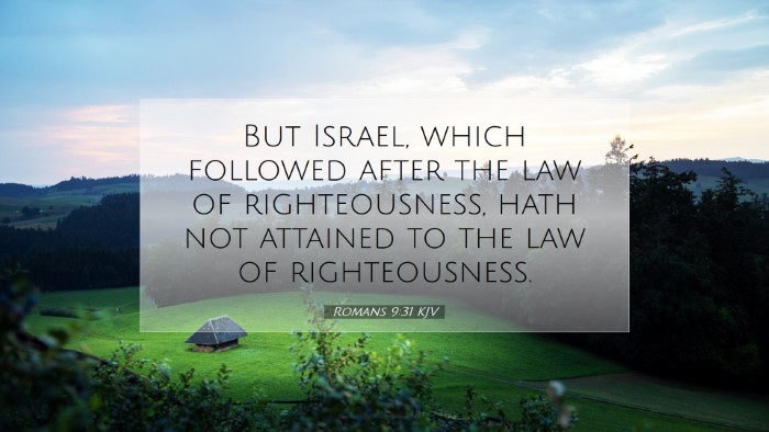 Picture 07 - Romans 9:31 KJV Desktop Wallpaper - But Israel, which followed after the law of - Desktop Bible Verse Wallpaper