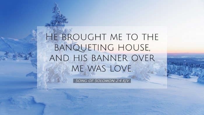 Picture 07 - Song of Solomon 2:4 KJV Desktop Wallpaper - He brought me to the banqueting house, and his - Desktop Bible Verse Wallpaper