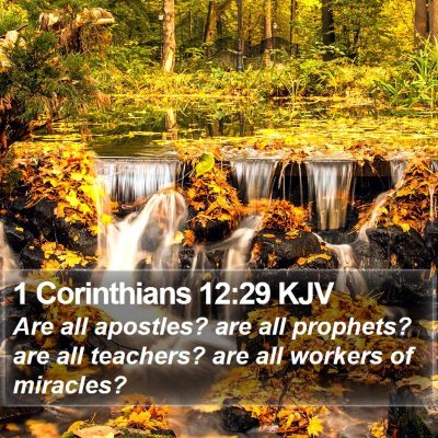1 Corinthians 12:29 KJV Bible Verse Image