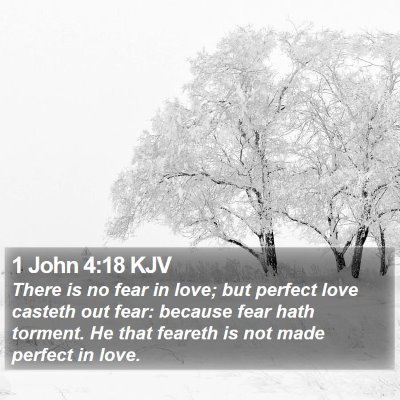 1 John 4:18 KJV Bible Verse Image