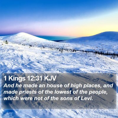 1 Kings 12:31 KJV Bible Verse Image