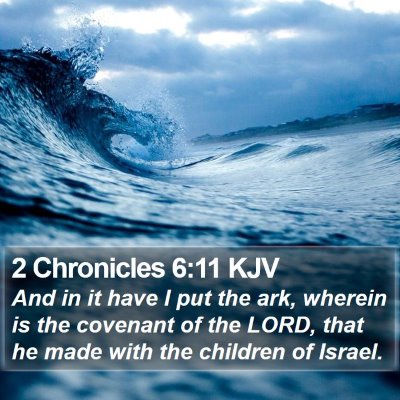 2 Chronicles 6:11 KJV Bible Verse Image
