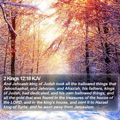 2 Kings 12:18 KJV Bible Verse Image