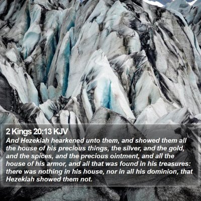 2 Kings 20:13 KJV Bible Verse Image