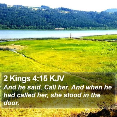 2 Kings 4:15 KJV Bible Verse Image
