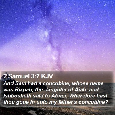 2 Samuel 3:7 KJV Bible Verse Image