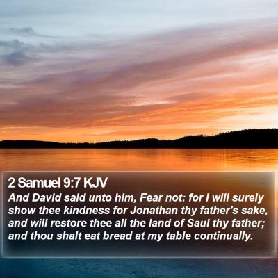 2 Samuel 9:7 KJV Bible Verse Image