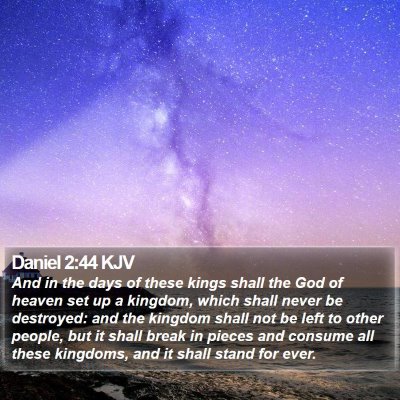 Daniel 2:44 KJV Bible Verse Image