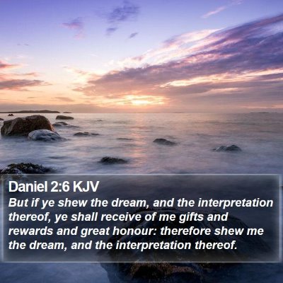 Daniel 2:6 KJV Bible Verse Image