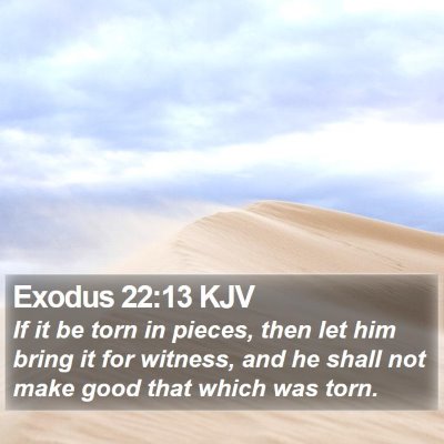 Exodus 22:13 KJV Bible Verse Image