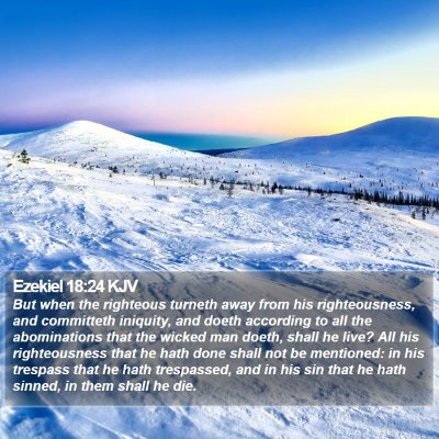 Ezekiel 18:24 KJV Bible Verse Image