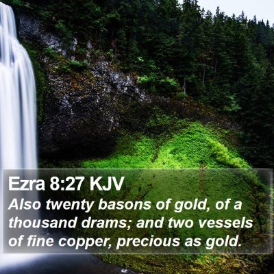 Ezra 8:27 KJV Bible Verse Image