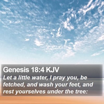 Genesis 18:4 KJV Bible Verse Image
