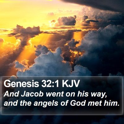 Genesis 32:1 KJV Bible Verse Image
