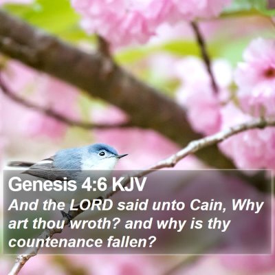 Genesis 4:6 KJV Bible Verse Image