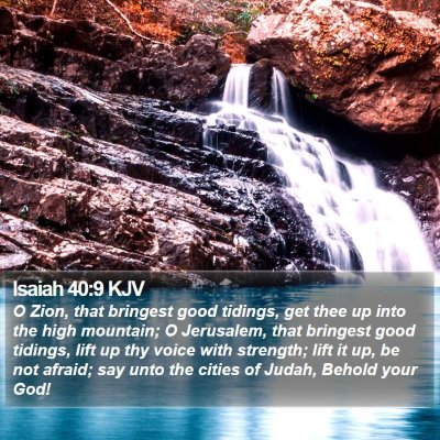 Isaiah 40:9 KJV Bible Verse Image