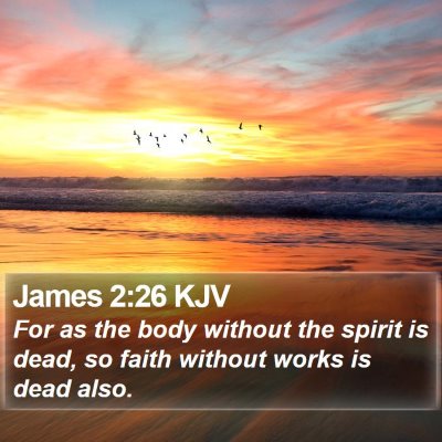 James 2:26 KJV Bible Verse Image
