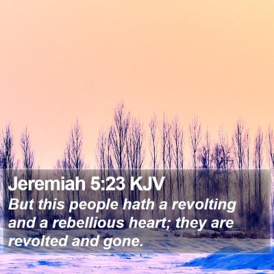 Jeremiah 5:23 KJV Bible Verse Image