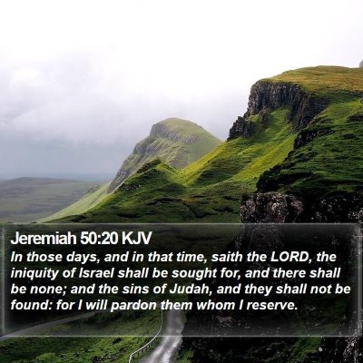 Jeremiah 50:20 KJV Bible Verse Image
