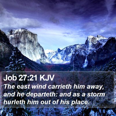 Job 27:21 KJV Bible Verse Image