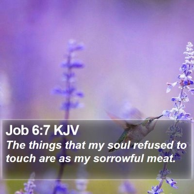 Job 6:7 KJV Bible Verse Image
