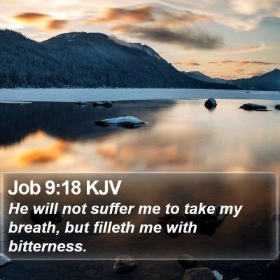 Job 9:18 KJV Bible Verse Image