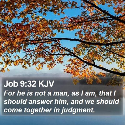Job 9:32 KJV Bible Verse Image