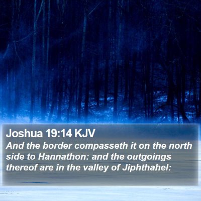 Joshua 19:14 KJV Bible Verse Image