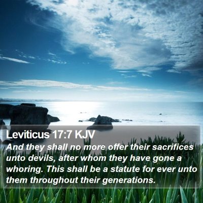 Leviticus 17:7 KJV Bible Verse Image