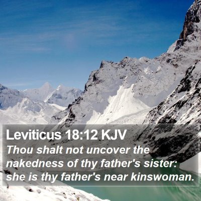 Leviticus 18:12 KJV Bible Verse Image