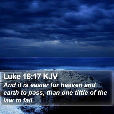 Luke 16:17 KJV Bible Verse Image