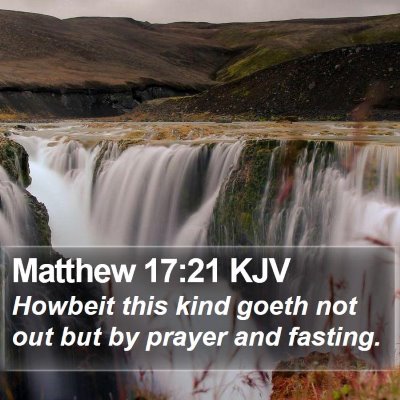 Matthew 17:21 KJV Bible Verse Image