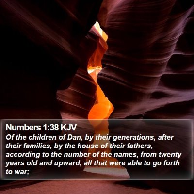 Numbers 1:38 KJV Bible Verse Image