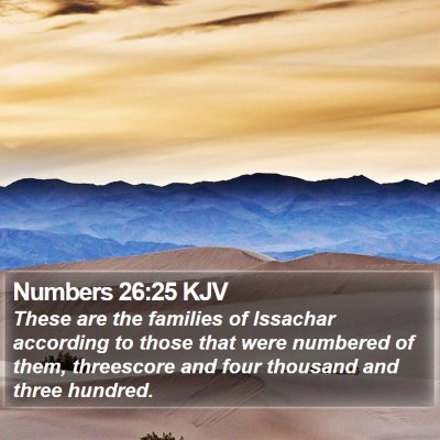 Numbers 26:25 KJV Bible Verse Image