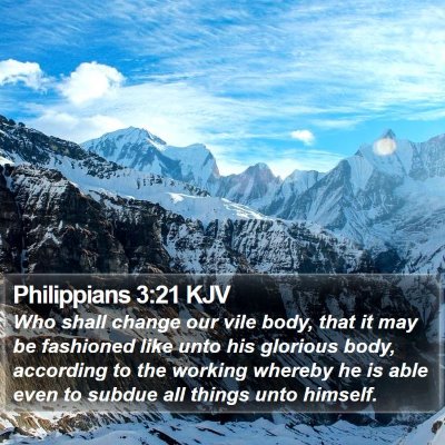 Philippians 3:21 KJV Bible Verse Image