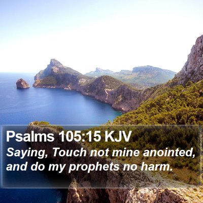 Psalms 105:15 KJV Bible Verse Image