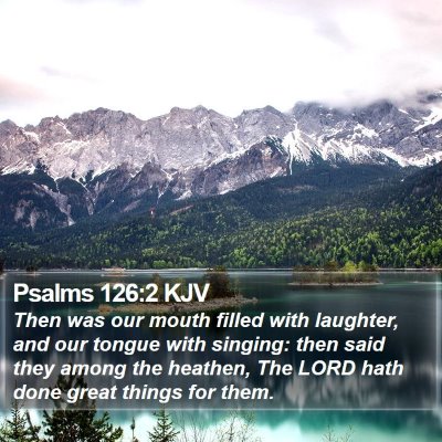 Psalms 126:2 KJV Bible Verse Image