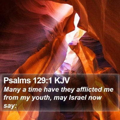 Psalms 129:1 KJV Bible Verse Image