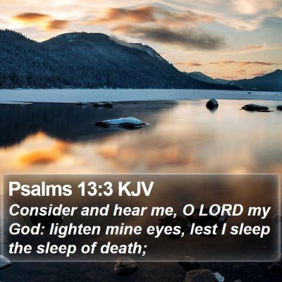 Psalms 13:3 KJV Bible Verse Image
